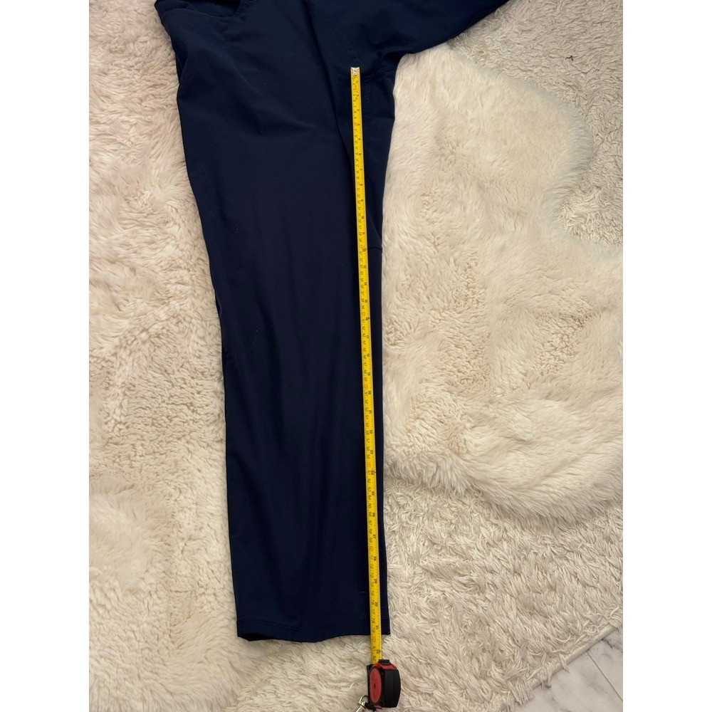 Lululemon ABC 5 Pocket Classic Fit Pants Warpstreme Mens 38x31 Navy Blue LM5ADES - Picture 9 of 9